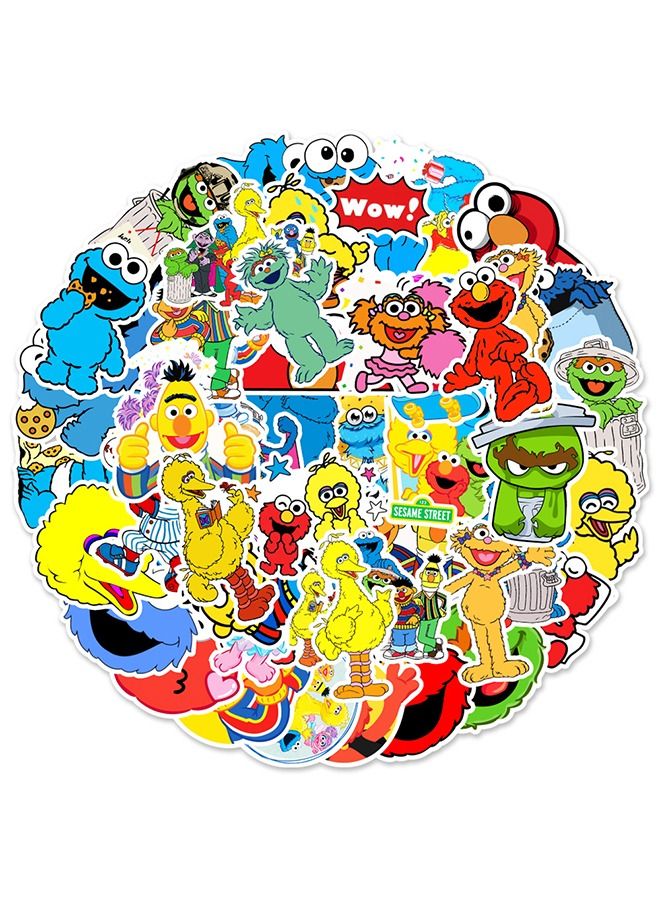 Ant 50 Piece Sesame Street Anime Sticker - Image 1
