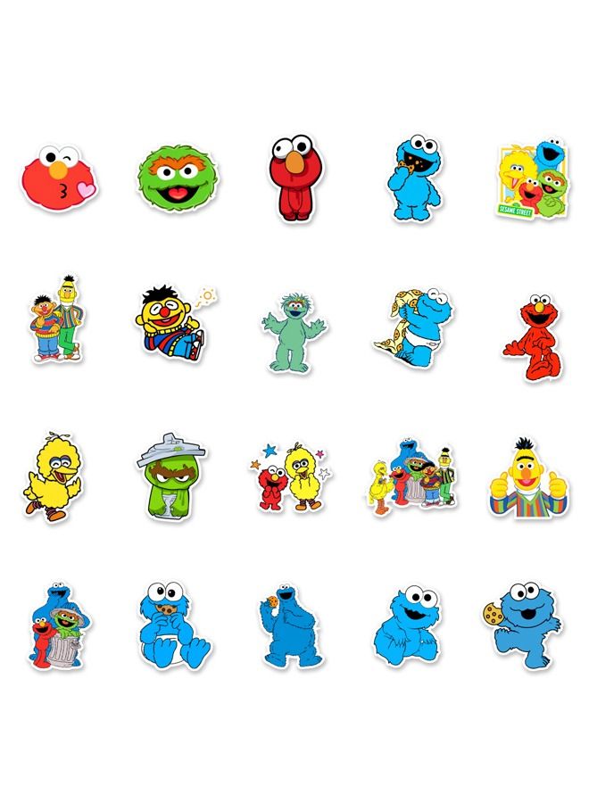 Ant 50 Piece Sesame Street Anime Sticker - Image 4
