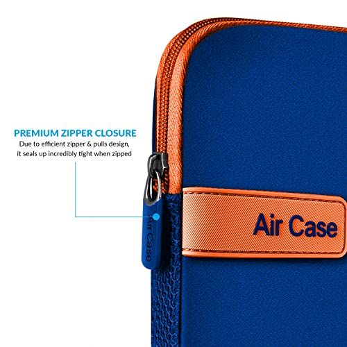 AirCase Protective Laptop Bag Sleeve fits Upto 15.6" Laptop/MacBook, Wrinkle Free, Padded, Waterproof Light Neoprene case Cover Pouch, for Men & Women, Blue- 6 Months Warranty - Image 2
