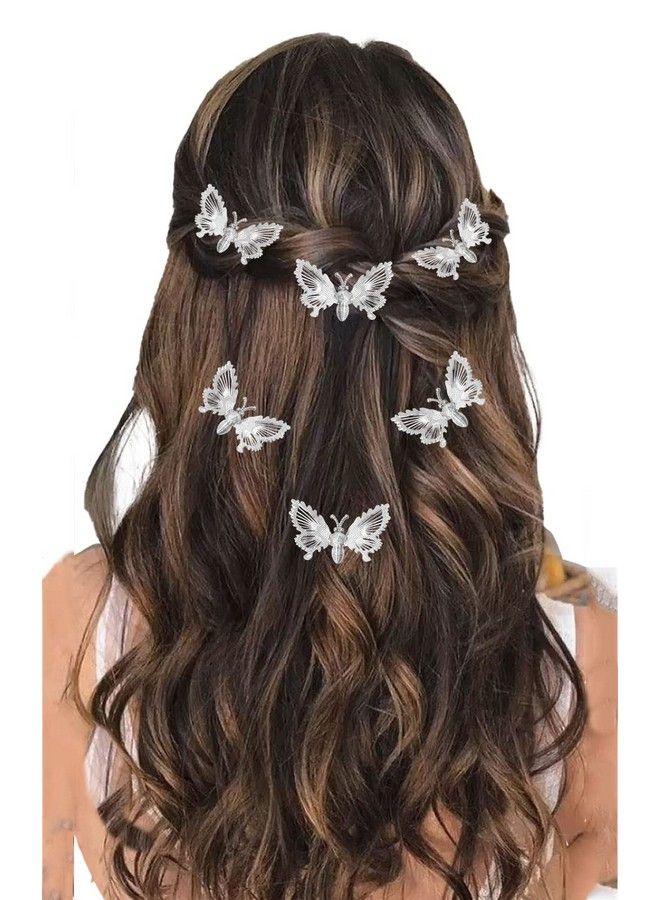 Temperia Hair Accessories For Women Stylish For Wedding & Parties Butterfly Hair Pins For Women & Girls Hair Style Bridal Brooch & Braid For Juda Bun Hairstyle Decoration Bride Clips Pack Of 6 - Image 1