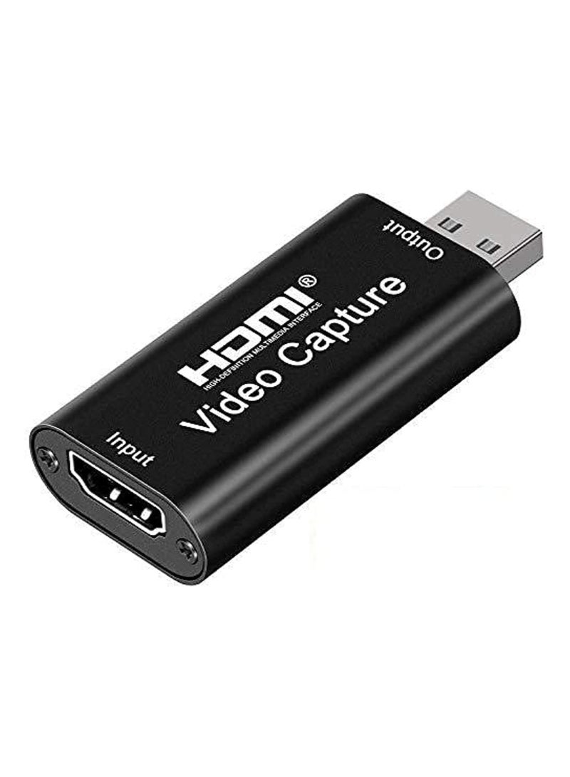 HD Video Capture Card 1080P – HDMI to USB 2.0 Video Recording for DSLR Cameras, Camcorders, and PC  - Image 1