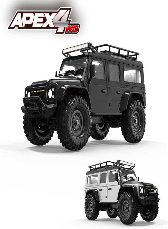 Daji RC Cars Remote Control Truck RC Rock Crawler 1:16 2.4G 4WD RTR All Terrain Hobby Off Road Truck Racing Vehicle Hobby Grade Model Yellow Vehicle with LED Lights - Image 4