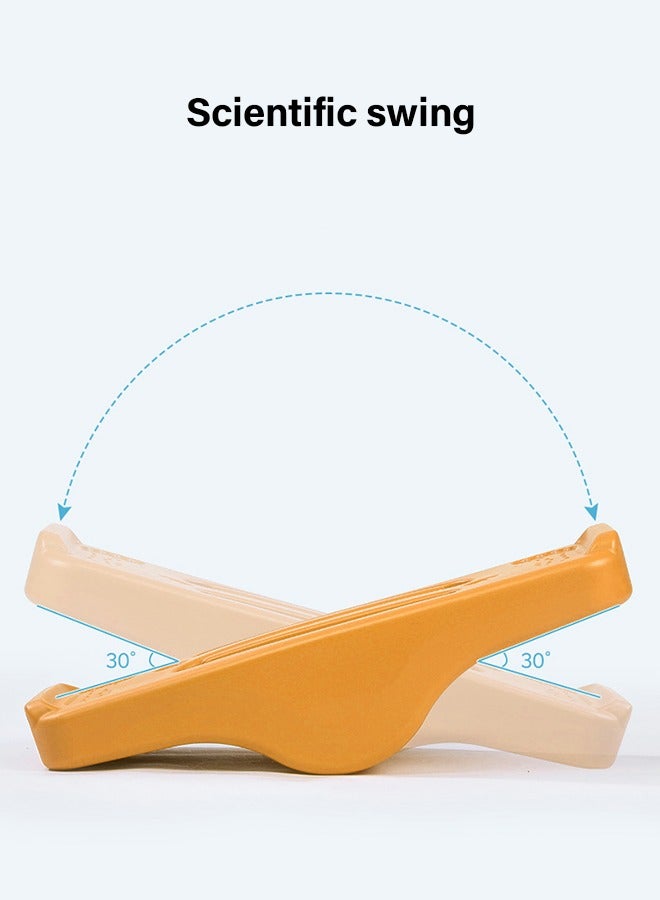 GROIC Kids Rocking Seesaw Balance Board with 5 Wooden Balls Sensory Training Rocking Board Balance Training Equipment Children Indoor Outdoor Activity Toy - Image 3