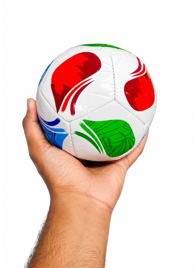 Mini World Cup Football – Soft Foam Soccer Ball for Kids | Indoor & Outdoor Play | Lightweight Training Ball | Colorful Mini Football - Image 2