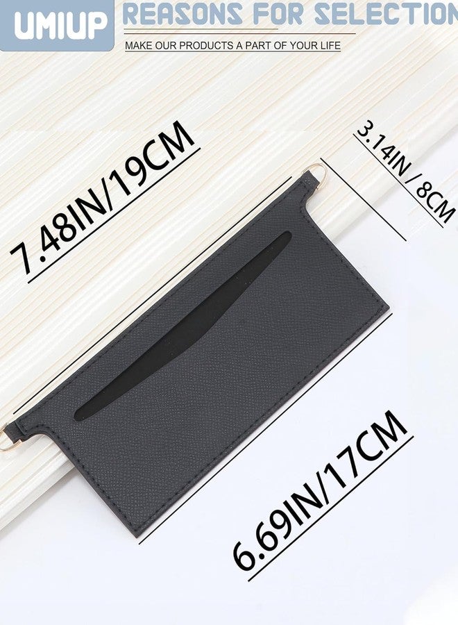 Umiup Leather Purse Insert Organizer Conversion Kit for Josephine Ror L V Emilie Sarah Wallet, Divider Pocket Inside Clutch for Women, Convert Classic Long Flap Wallets Into Crossbody Bag (Black) - Image 2