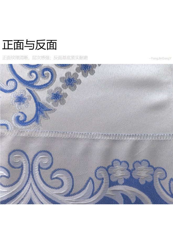 Multi-Color Elastic Jacquard Prayer Mat Set with Matching Crossbody Storage Bag - Image 5