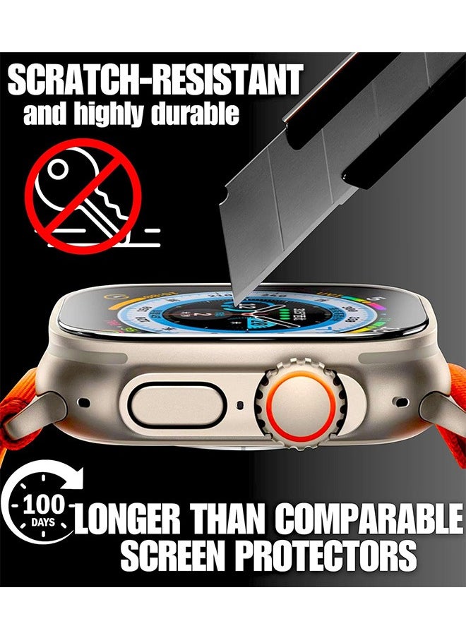 Beyond - Screen Protector for Apple Watch Ultra 2 49mm, 2 Pack Tempered Glass Screen Protector with Easy Installation Kit, Full Coverage for iWatch 49mm Display - Image 1