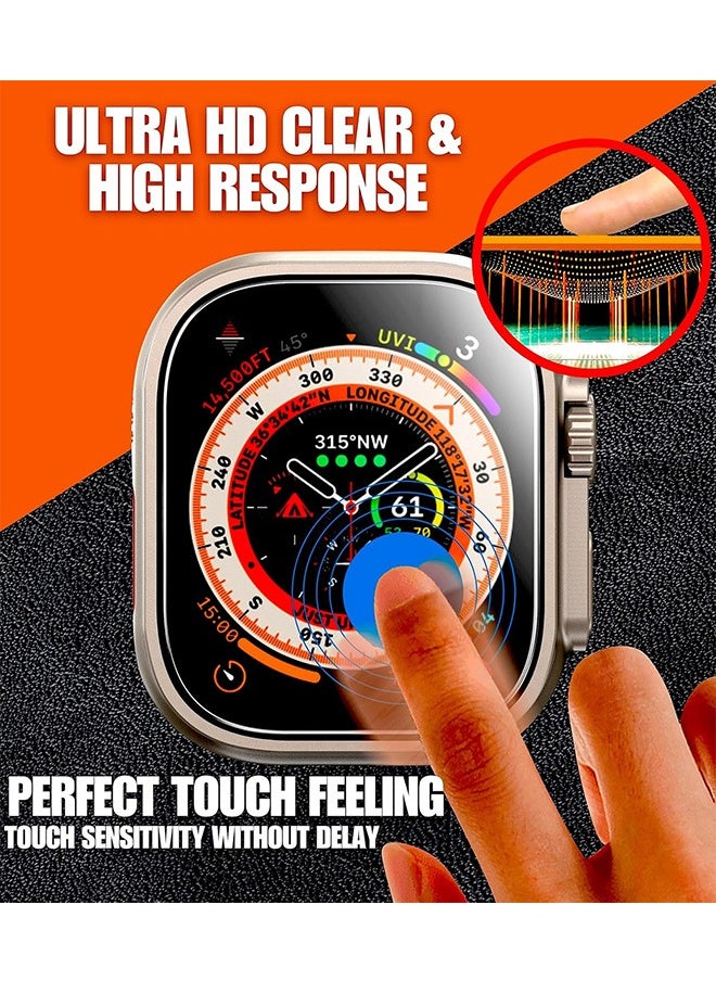 Beyond - Screen Protector for Apple Watch Ultra 2 49mm, 2 Pack Tempered Glass Screen Protector with Easy Installation Kit, Full Coverage for iWatch 49mm Display - Image 1