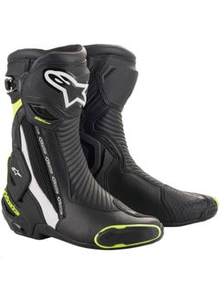 Alpinestars Men'S Smx Plus V2 Motorcycle Riding Boot, Black/White/Yellow - pzsku/Z75CD2FAA657AC181EF96Z/45/_/1727256507/99d14e63-4c97-40bc-8ef0-c77b13070576