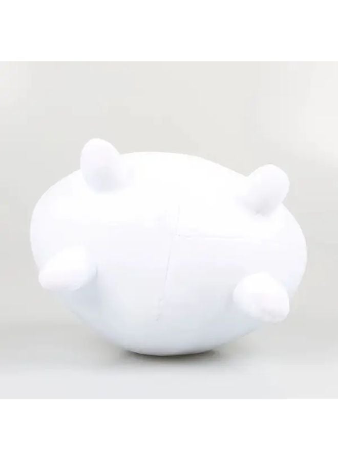 White Kawaii Cat Plush Toy Soft Stuffed Animal Doll With Big Eyes Perfect Birthday Gift - Image 4