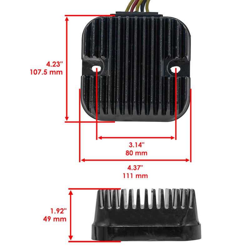 Caltric Regulator Rectifier Compatible with Polaris Ranger 4X4 700 Efi Crew Xp Le 2007 2008 2009 New - Image 2