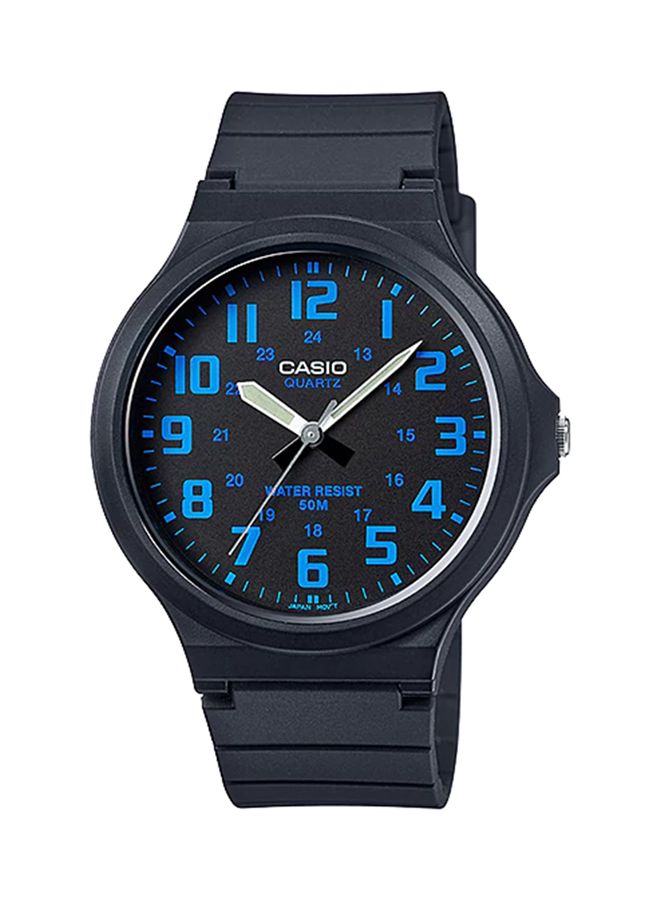 CASIO Men Water Resistant Analog Watch MW-240-2BVDF Black - Image 1