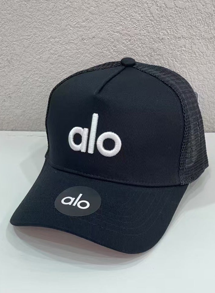 alo Alo embroidered lettering mesh baseball cap
