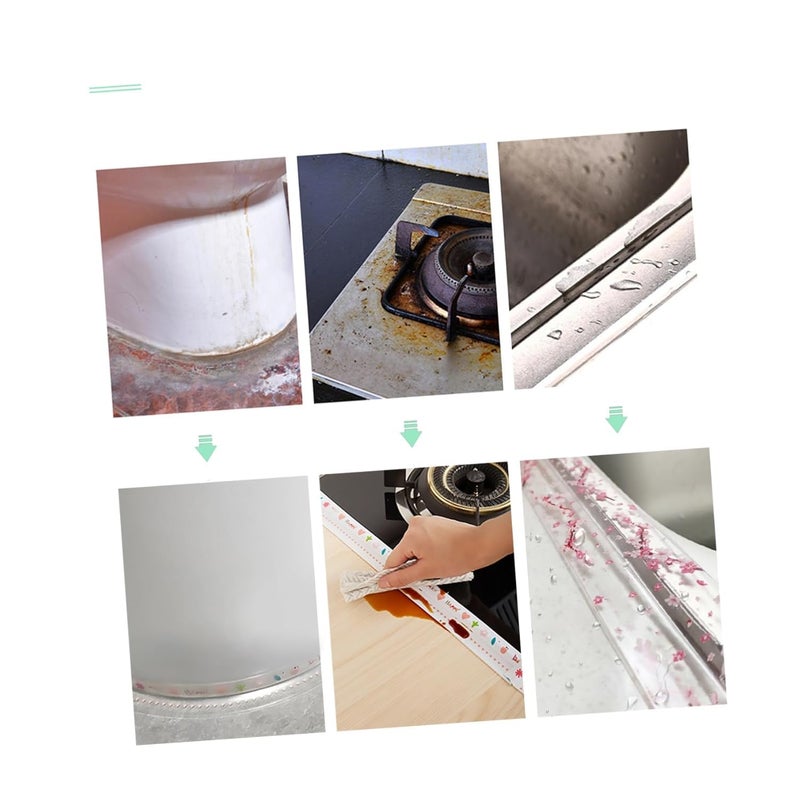Moisture Resistant Decorative Adhesive Strip for Kitchen and Bathroom Sealing Gaps and Corners Waterproof Caulk Tape Sealer Easy Install 3.8m x 3cm - Image 4