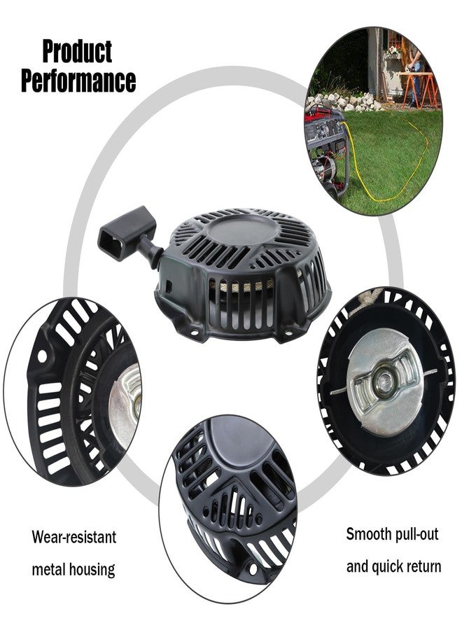 KIKITE 590607 for Briggs and Stratton Pull Start Assembly 797276 163cc 208cc Recoil Starter for Craftsman 196cc Generator Engine with Pull Rope - Image 3