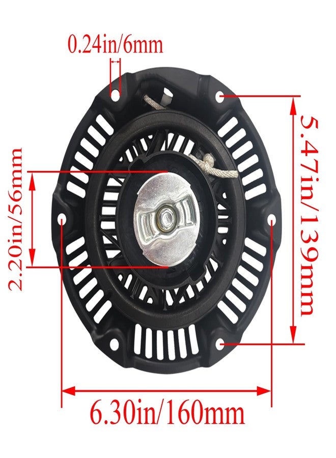 KIKITE 590607 for Briggs and Stratton Pull Start Assembly 797276 163cc 208cc Recoil Starter for Craftsman 196cc Generator Engine with Pull Rope - Image 4