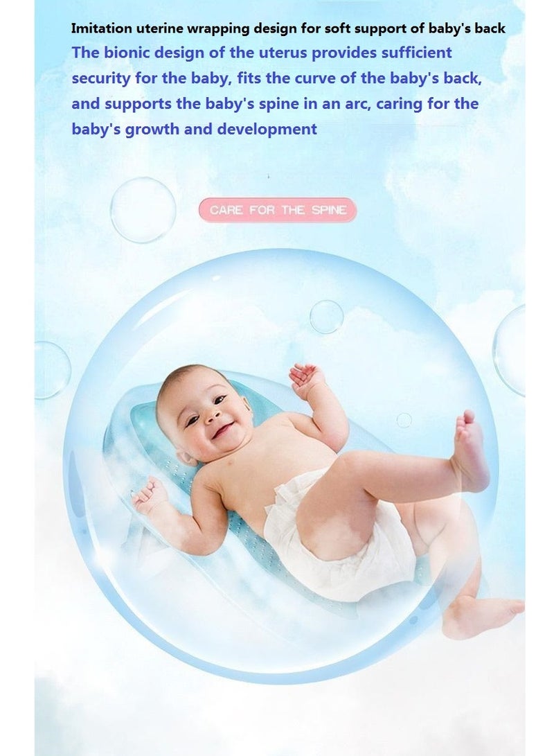 BABY PLUS Adjustable Baby Bathtub Holder For Newborns Shower Rack pink - Image 3