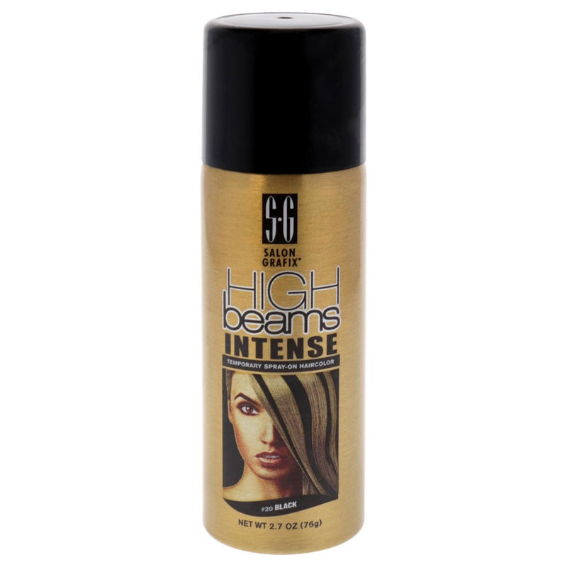 Salon Grafix High Beams Intense Temporary Spray - Black for Unisex - 2.7 oz Hair Color - Image 1