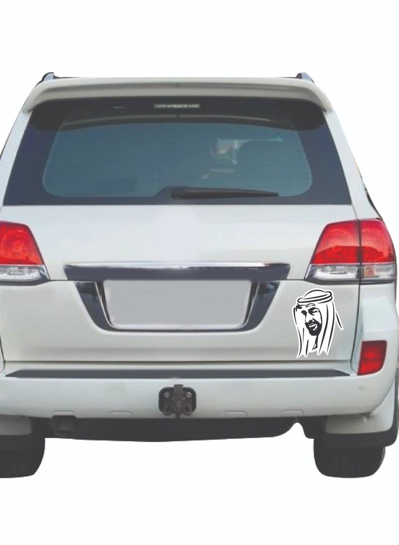 Acnor "Sheikh Mohammed bin Zayed Car Decal Sticker – UAE National Day Vinyl Sticker for Cars, Laptops & Home Décor" - Image 2