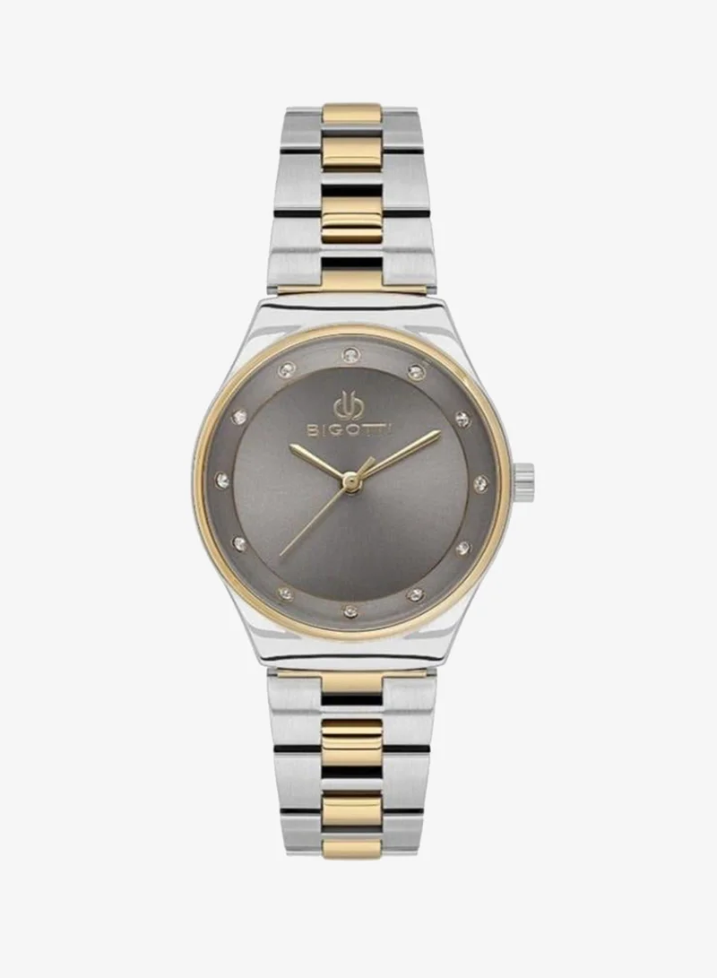 BIGOTTI Bigotti - Raffinato Women Watch | Stainless SteelBrass Case | Analog | Round Dial | Mineral Glass | Japanese Quartz | Water Resistant 30 Meters