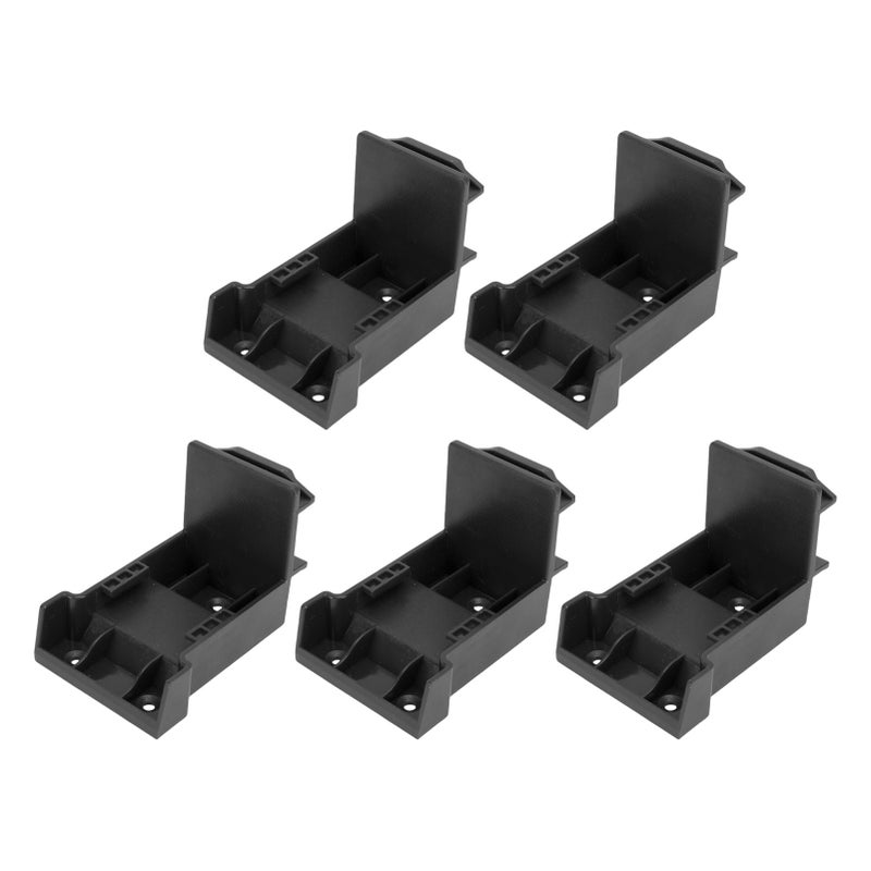 5Pcs Battery Power Tool Holder Fit for DCB206 2 in 1 Wall Mount Storage Rack Hanger with Screws for Workshop Garage Black - Image 3