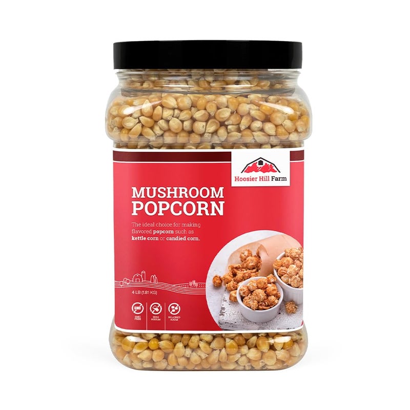 Hoosier Hill Farm Mushroom Popcorn, 4LB (Pack of 1) - Image 1