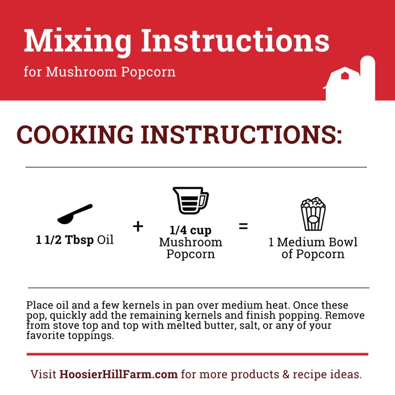 Hoosier Hill Farm Mushroom Popcorn, 4LB (Pack of 1) - Image 5