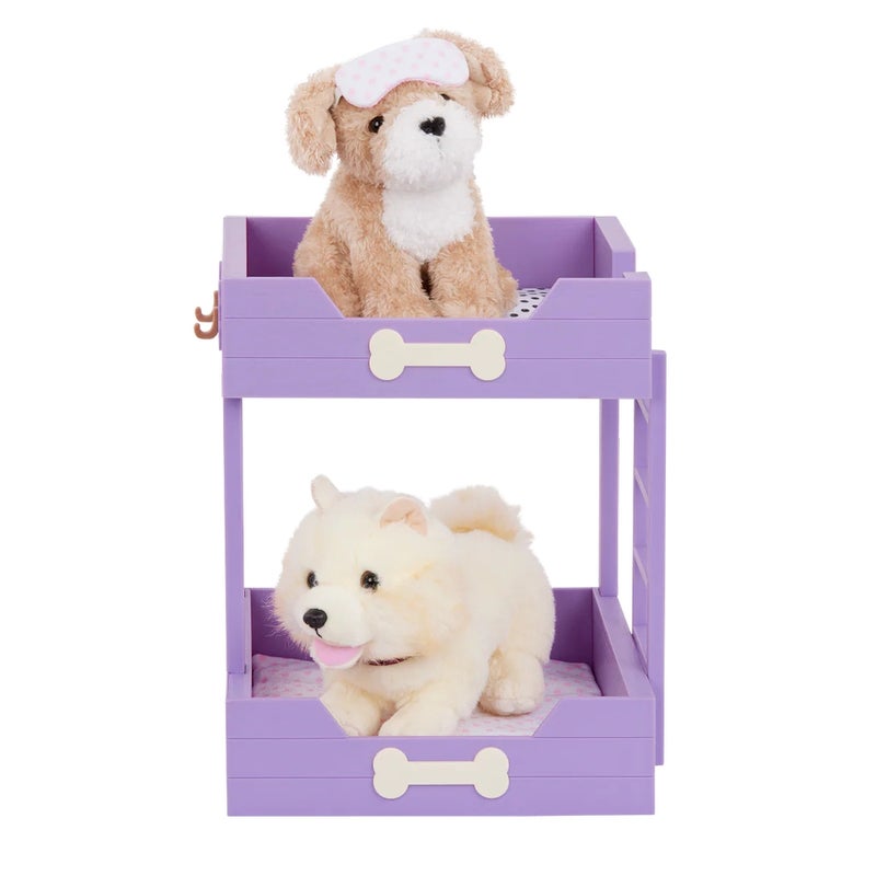 أور جنريشن طقم سرير بطابقين للحيوانات الأليفة من OG Pup Bunks مع سرير جرو فاخر - BD35350Z - Image 2