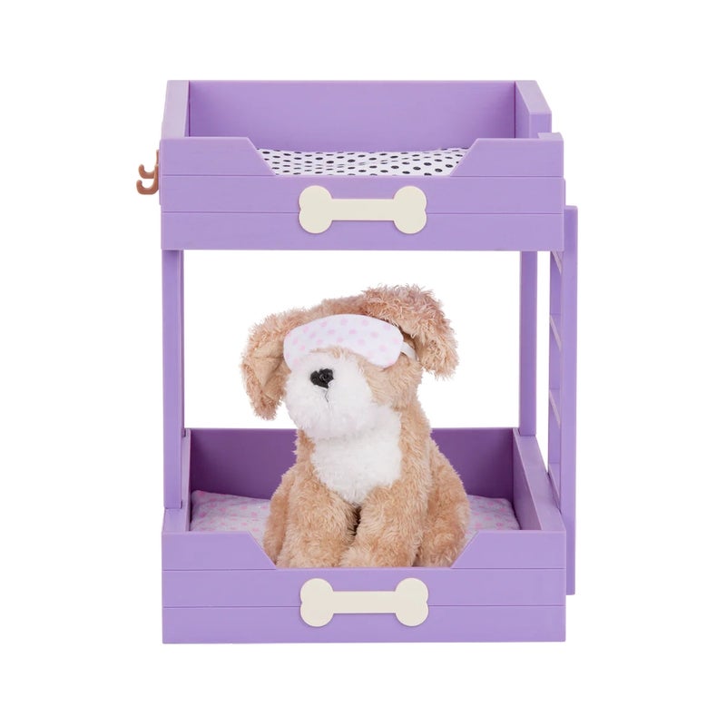 أور جنريشن طقم سرير بطابقين للحيوانات الأليفة من OG Pup Bunks مع سرير جرو فاخر - BD35350Z - Image 3