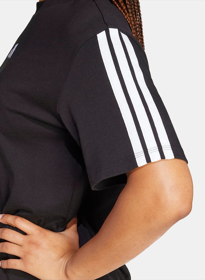 Adidas Essentials 3-Stripes Boyfriend T-Shirt - Image 5