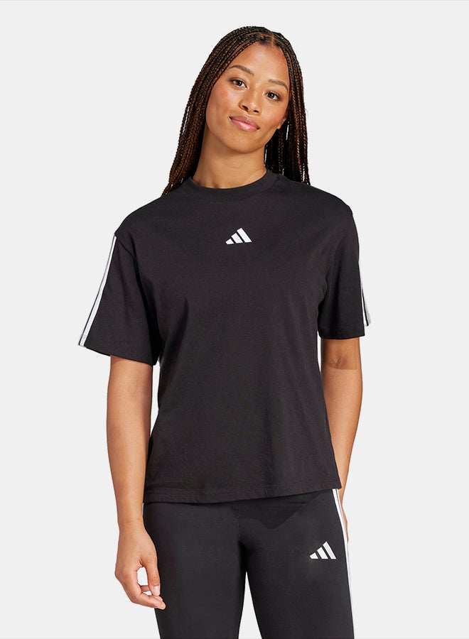 Adidas Essentials 3-Stripes Boyfriend T-Shirt - Image 1