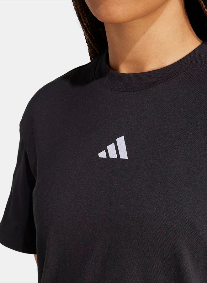 Adidas Essentials 3-Stripes Boyfriend T-Shirt - Image 4