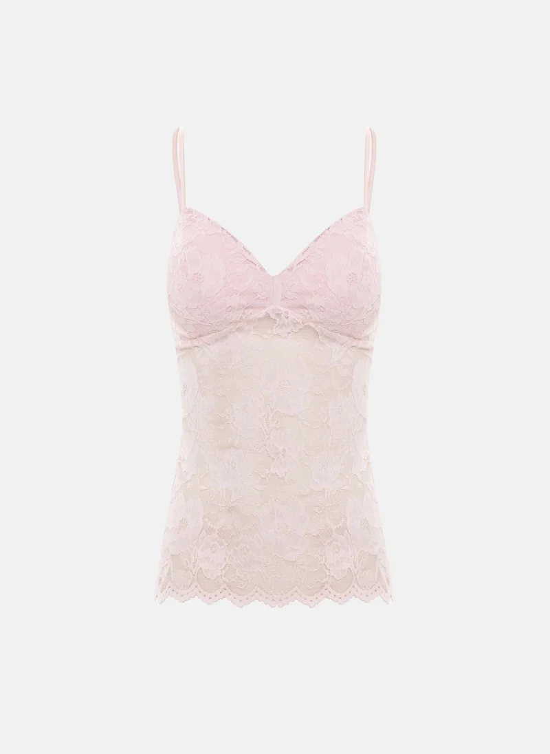 Lichi  Lace top with thin straps for Women | Best Price UAE