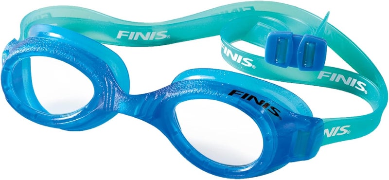 FINIS H2 Performance Swim Goggles for Kids - UV Protection, Anti-Fog, Leak-Proof, Soft Silicone, Ages 3-6, Blue/Clear - Image 1