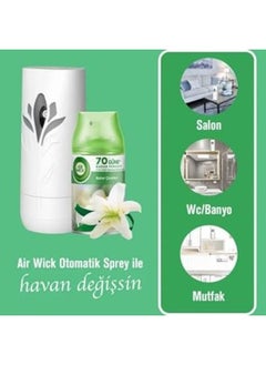 Air Wick White Floral Refreshing Air Freshener 250ml Refillable  - Image 3