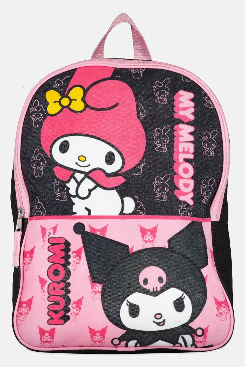Hello Kitty Kids Girl Graphic Print Backpack, Multicolor - Image 1