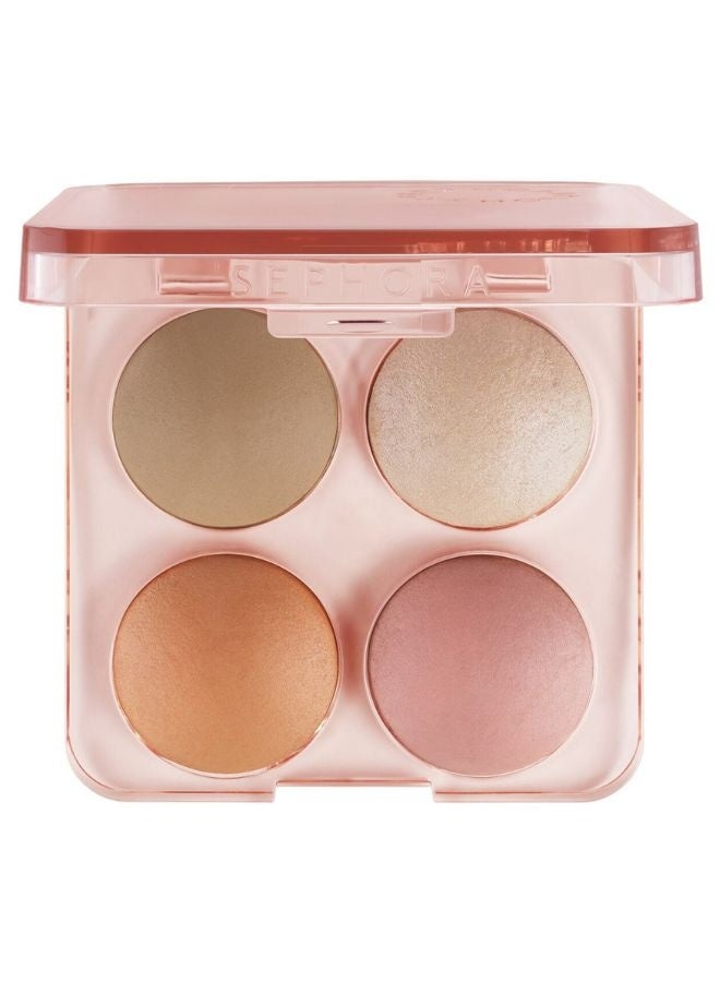 سيفورا مجموعة سيفورا للوجه - أحمر خدود، بودرة برونزية، وهايلايتر متعدد الاستخدامات لنحت وتحديد وتحسين البشرة - 01 فاتح إلى متوسط - Image 1
