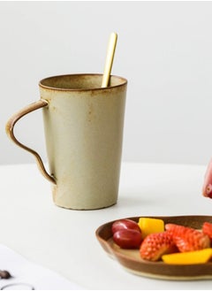 Perfii Set of 2 Ceramic 270ml Coffee Mugs with Handle for a Perfect Cup of Coffee or Tea  - Image 3