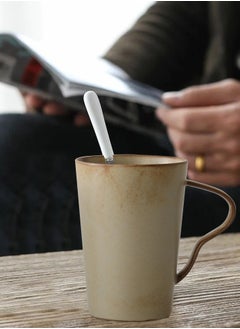 Perfii Set of 2 Ceramic 270ml Coffee Mugs with Handle for a Perfect Cup of Coffee or Tea  - Image 2