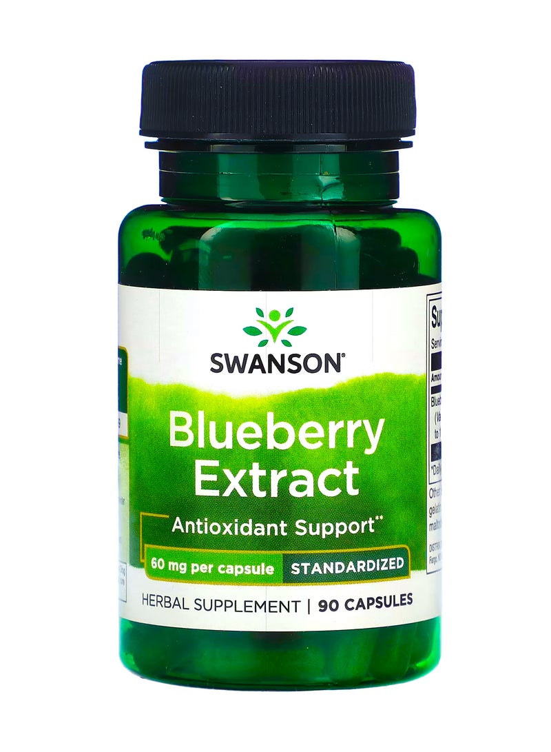 SWANSON Blueberry Extract Standardized 60 mg 90 Capsules