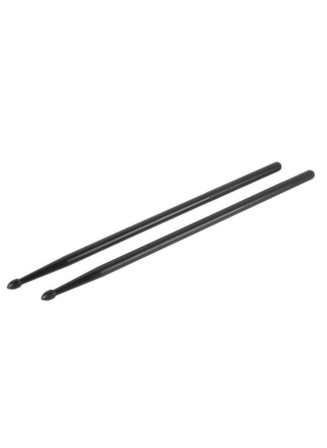 Thoraya - 2PCS Nylon Drumsticks Exercise Drum Stick Replacement Portable Drum Rods for Percussion Instrument Black - Image 1