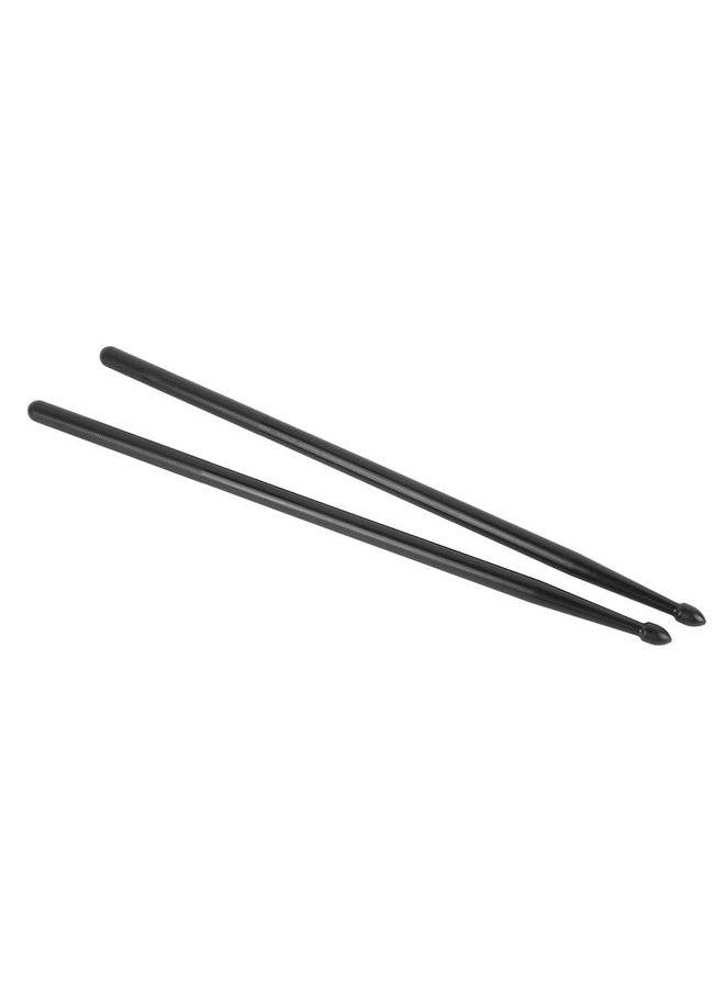 Thoraya - 2PCS Nylon Drumsticks Exercise Drum Stick Replacement Portable Drum Rods for Percussion Instrument Black - Image 1