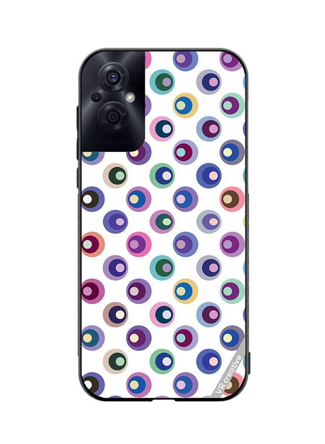 VR CREATIVE Protective Case Cover For Oppo Reno8 Z Mix Pattern Design Multicolour - Image 1