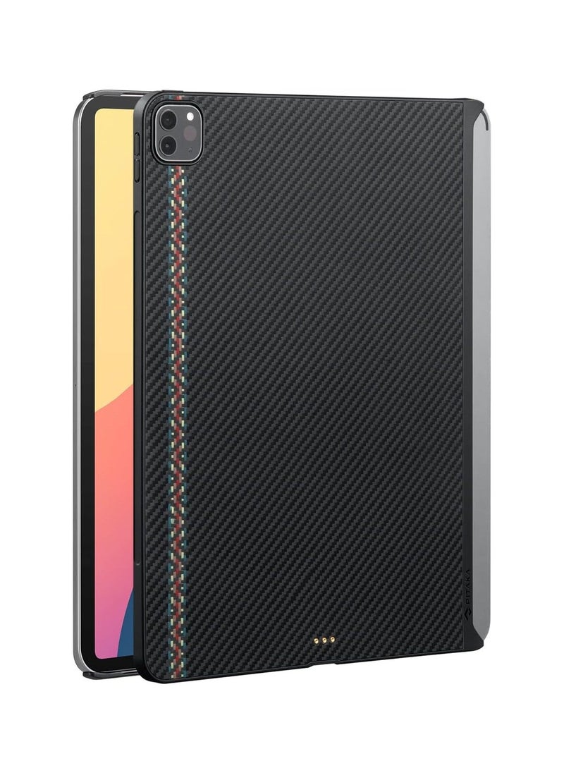 vesus PITAKA iPad Pro 12.9 Case 5th Generation/6th Generation (2022/2021), Aramid Fiber 12.9 inch iPad Pro Case [MagEZ Case 2] Magic Keyboard Compatible Case Works with MagEZ Stand & MagEZ Folio, Rhapsody  - Image 1
