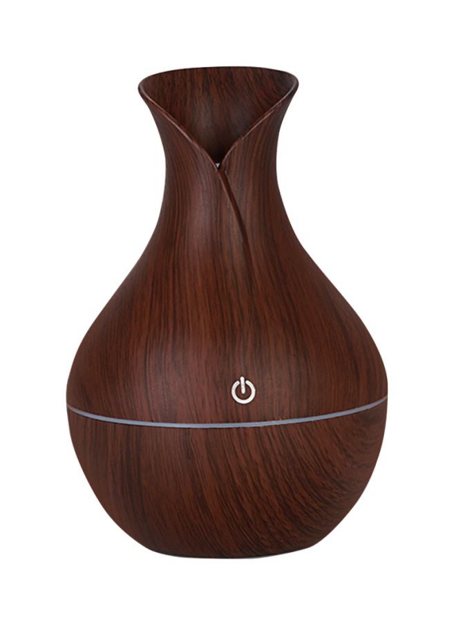 LED Touch Aroma Ultrasonic Humidifier Brown 0.22kg  - Image 1