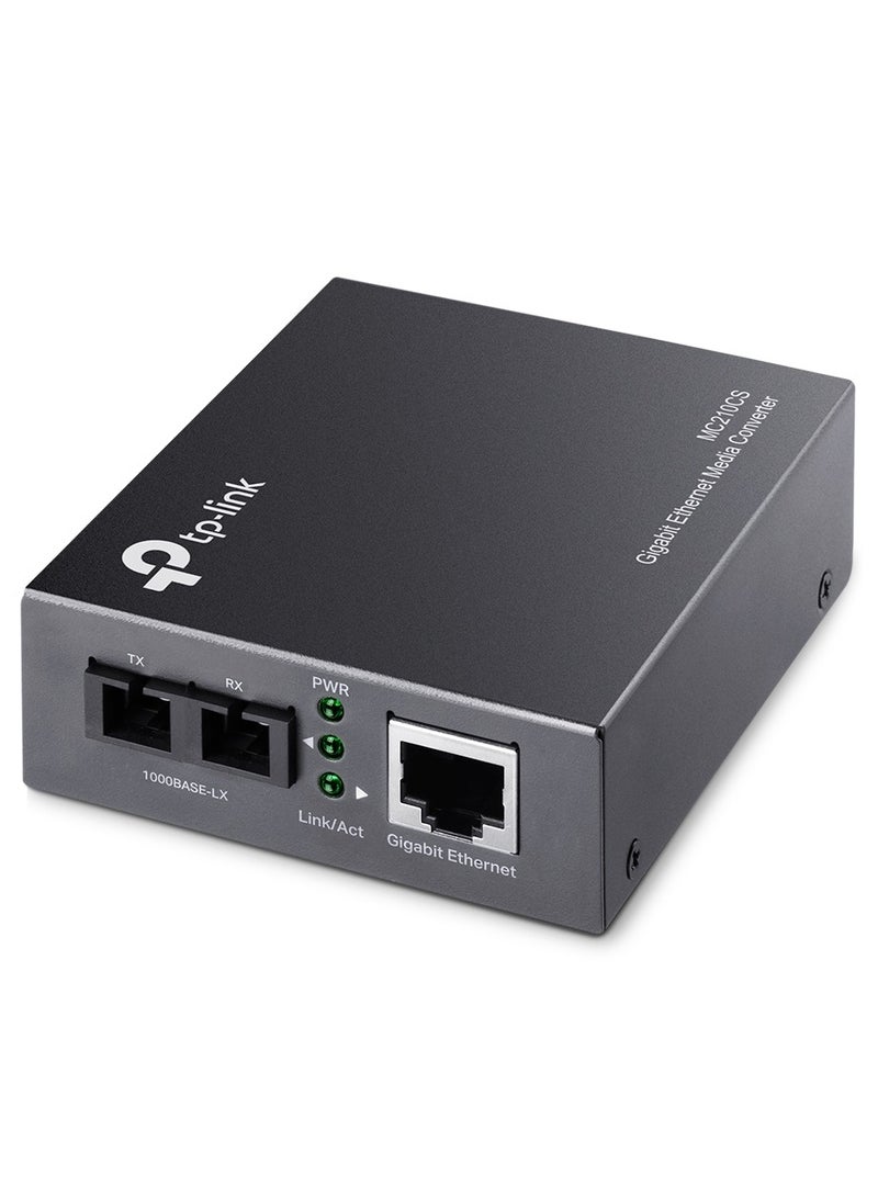 تي بي-لينك تي آي TP LINK Gigabit Single MC210CS Mode Media Converter - Image 1