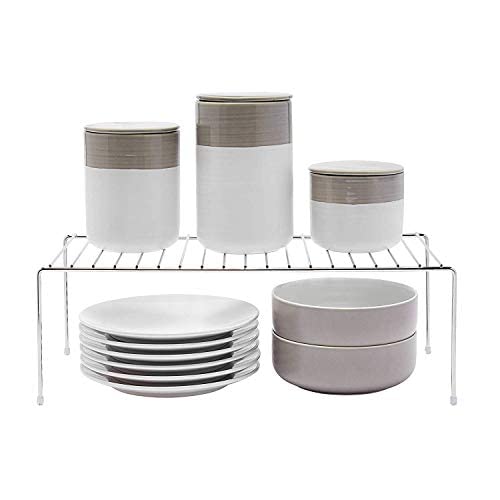 Cri8Hub 3 Pcs Stainless Steel Kitchen Floor Mount Tiered Shelf Rack, Organizer And Space Saver, Counter Top Stainless Steel Kitchen Stand With Cup Stand & Shelf Pack Of 3 - Image 4