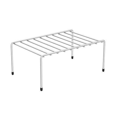 Cri8Hub 3 Pcs Stainless Steel Kitchen Floor Mount Tiered Shelf Rack, Organizer And Space Saver, Counter Top Stainless Steel Kitchen Stand With Cup Stand & Shelf Pack Of 3 - Image 5
