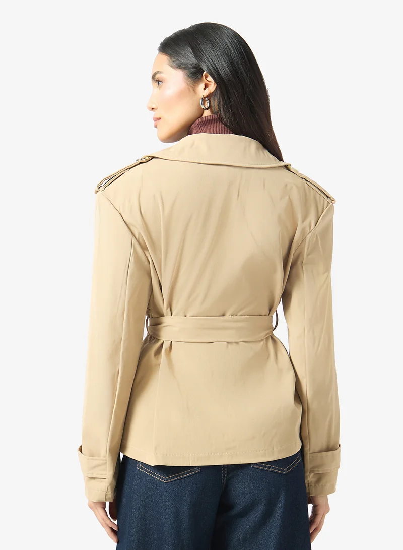 Ella Short Trench Coat