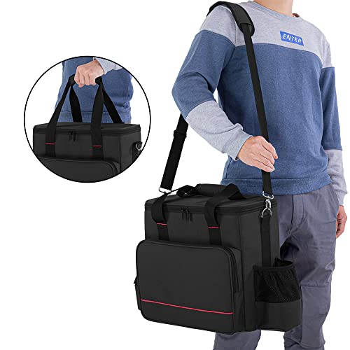 samdew Portable Heater Carry Bag Compatible with Mr. Heater MH9BX, Buddy Propane Heater Carrying Case with Pockets and Handles, Black, Bag Only - Image 5